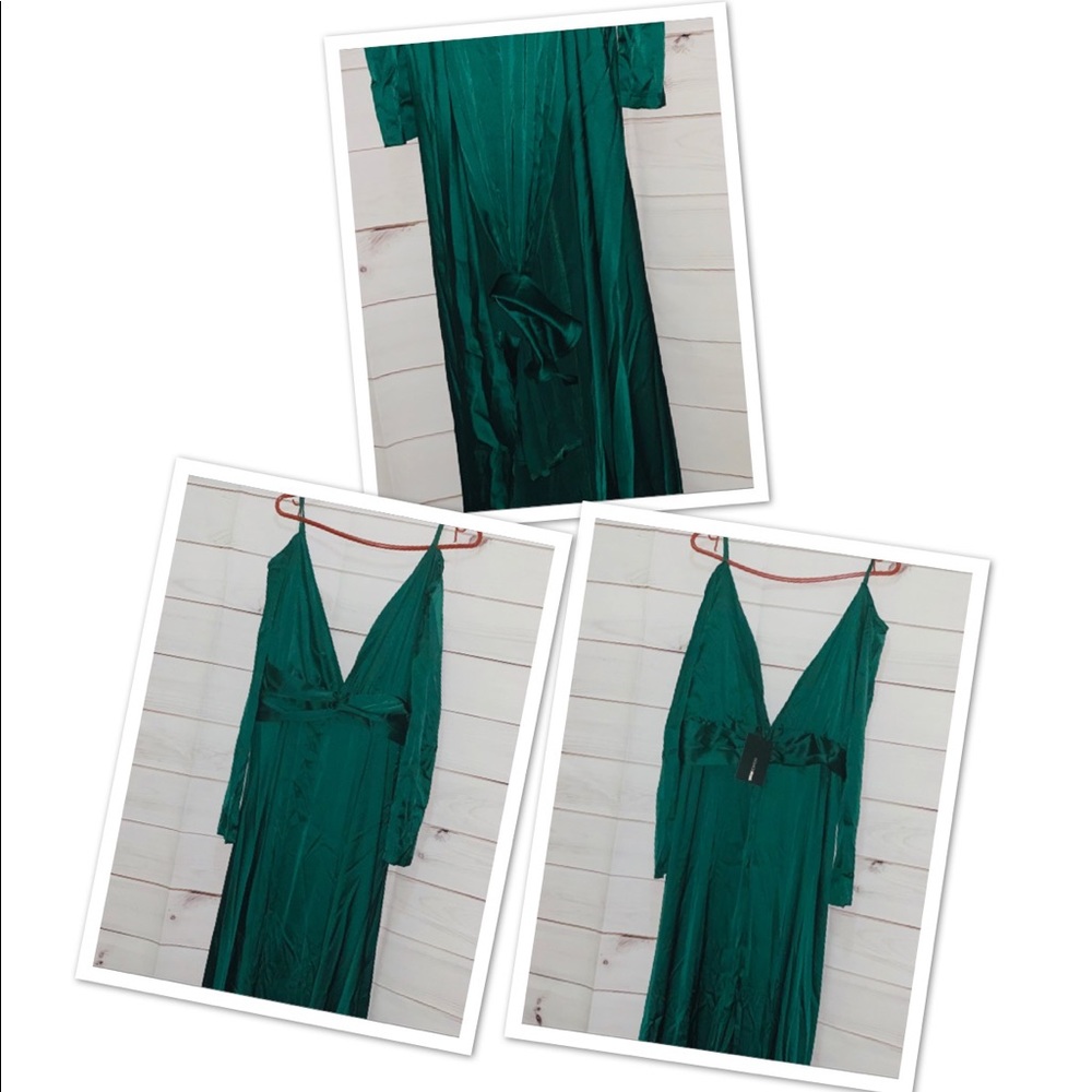 Woman’s hunter green formal dress NEW !!